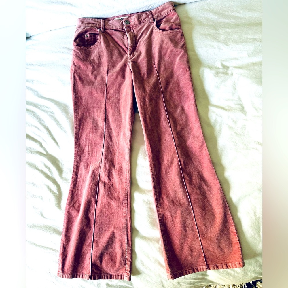 Isabel Marant Etoile soft pink velvet pants size 38/us 4-6